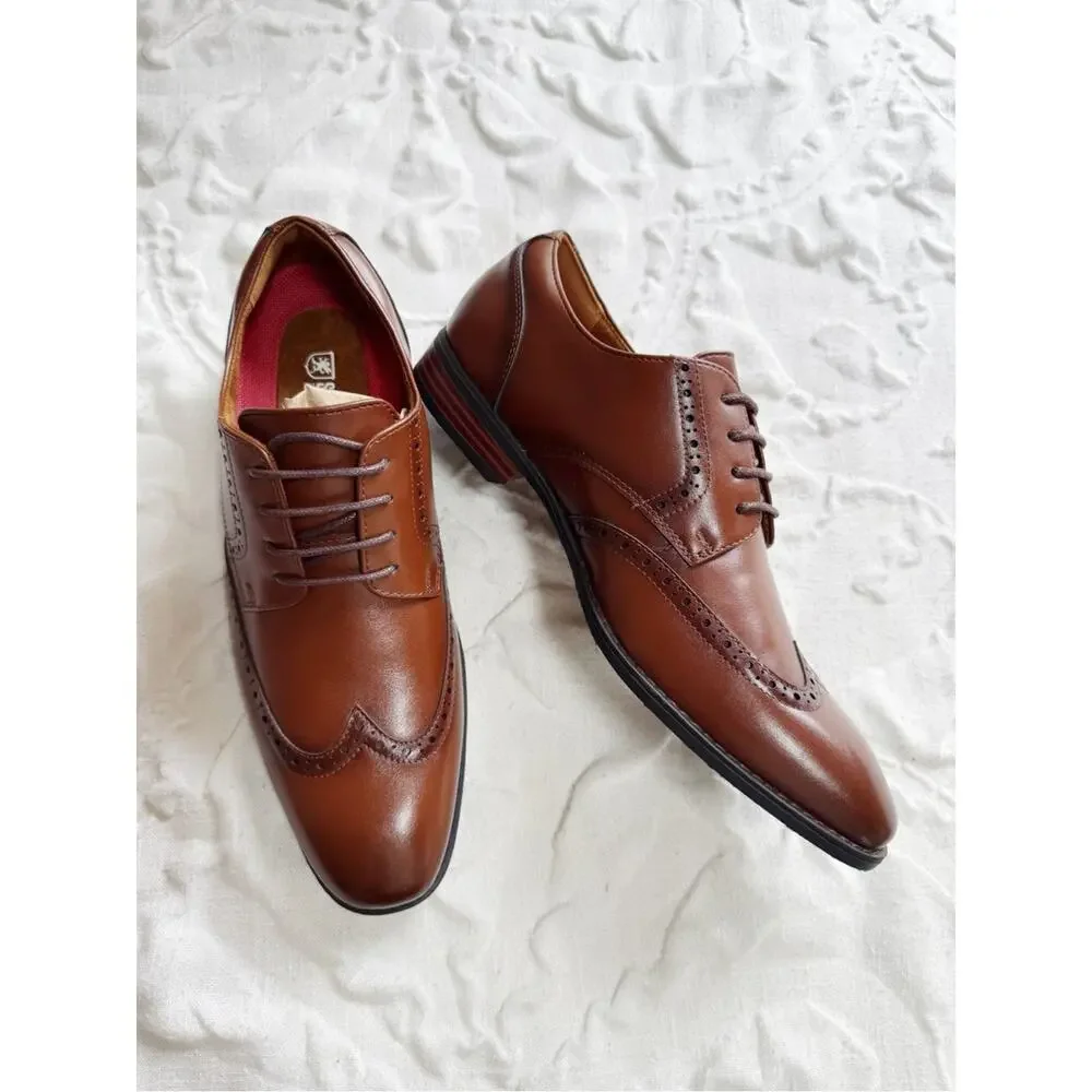 Stacy Adam’s Nichols Wing Tip Lace Up Size 7M